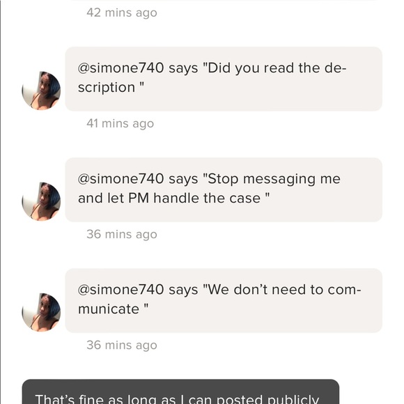 Beware of fake seller. simone740 - Picture 3 of 11